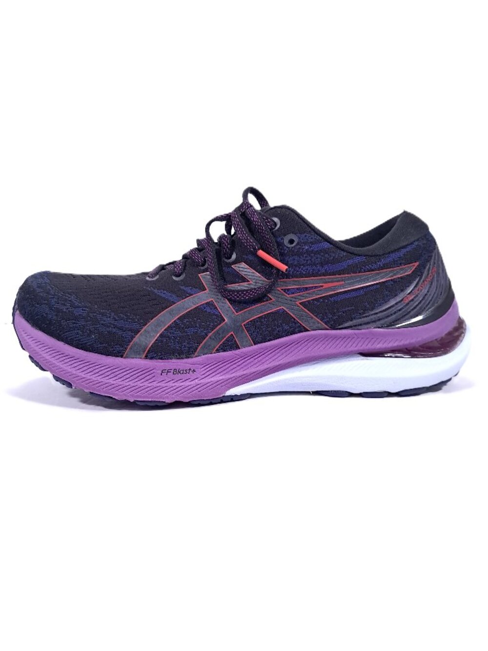 Asics Gel Kayano 29 Shoes Women 9 Black Purple Athletic Run Sneakers 1012B272